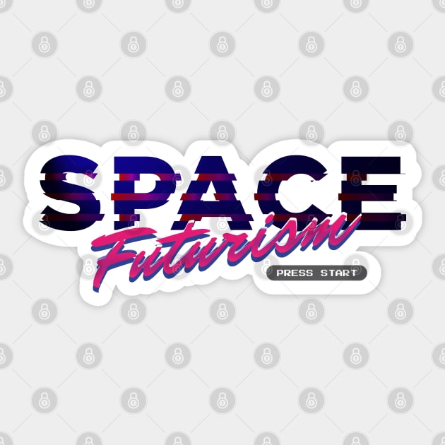 SPACE #8 (Futurism) Sticker by RickTurner